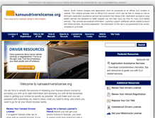 Tablet Screenshot of kansasdriverslicense.org
